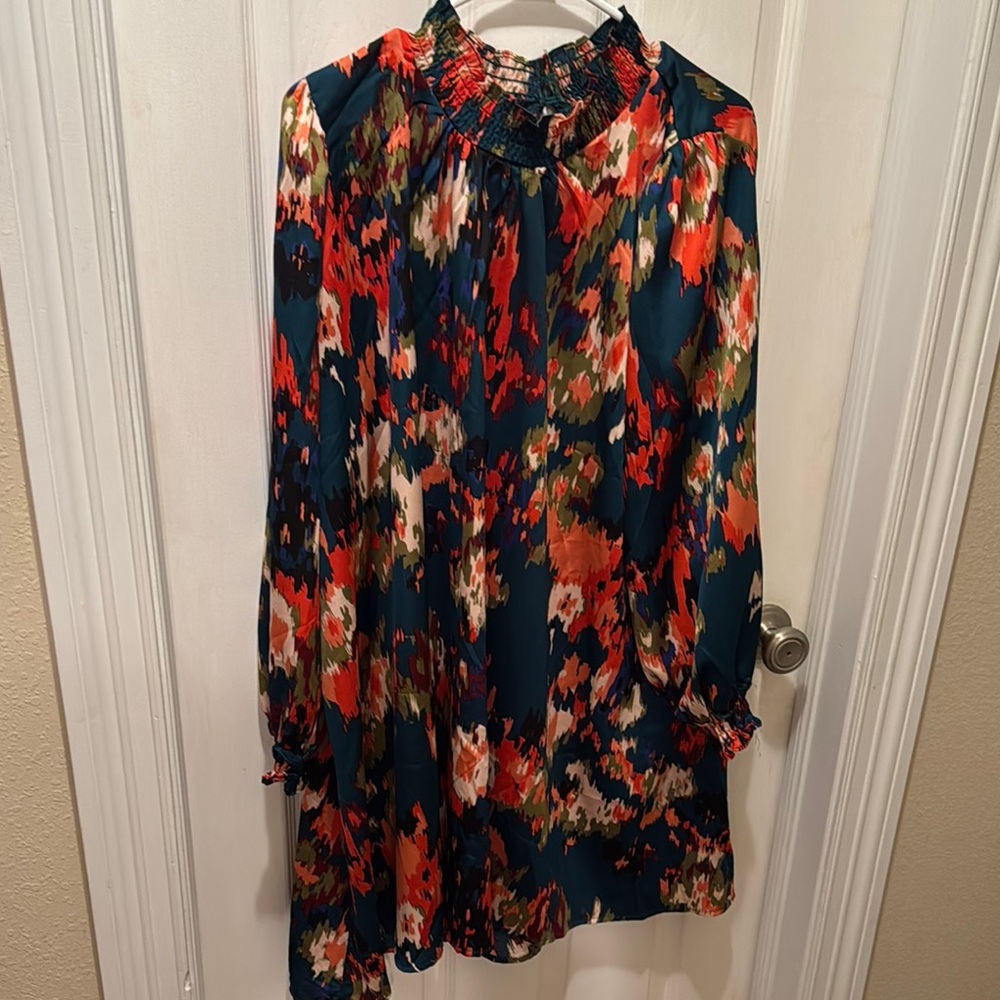 Floral Long Sleeve Dress